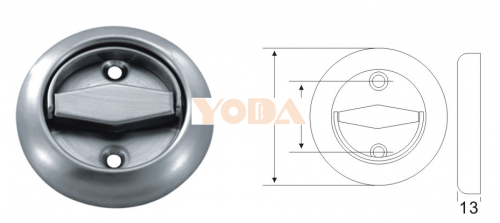 Stainless steel pull ring