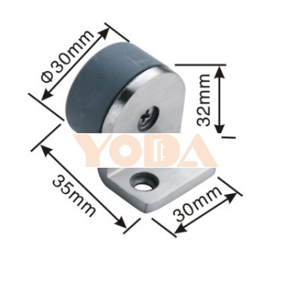 Solid Stainless steel door stopper