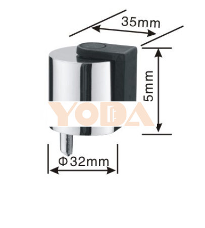 Solid Stainless steel door stopper