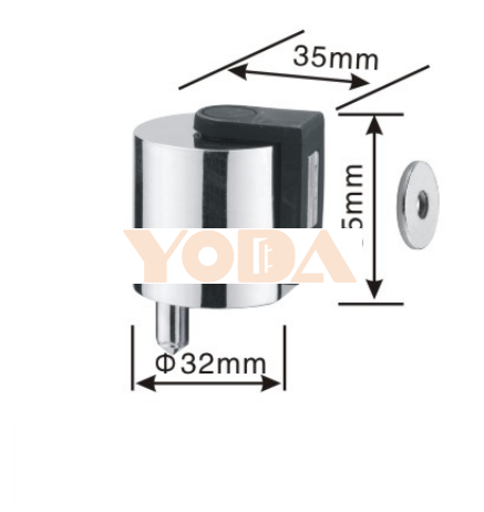 Magnetic Solid Stainless steel door stopper