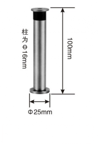 Stainless steel door stopper