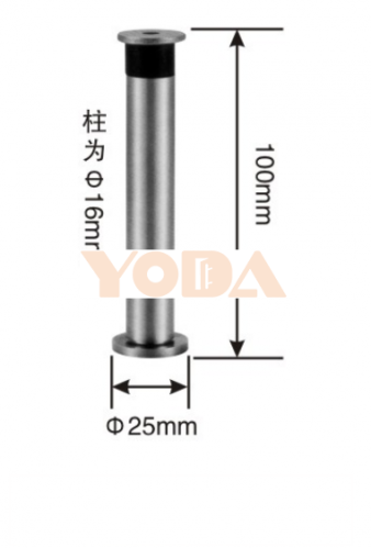 Stainless steel door stopper