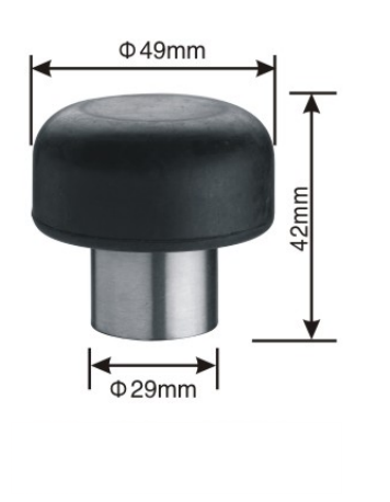 Stainless steel door stopper