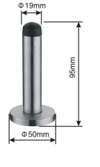 Stainless steel door stopper