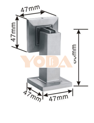 Solid Stainless steel door stopper