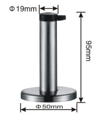 Stainless steel door stopper