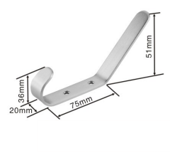 Stainless steel coat hook