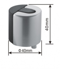 Zinc alloy stainless steel door stopper