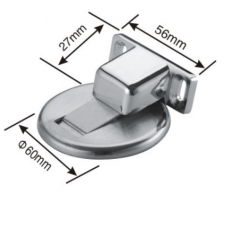 Zinc alloy stainless steel door stopper