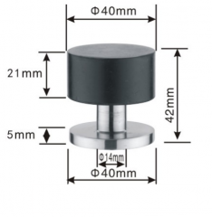 Solid Stainless steel door stopper