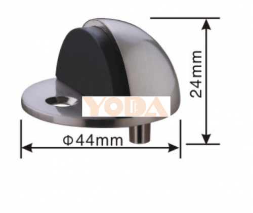 Zinc alloy stainless steel door stopper