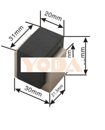 Solid stainless steel door stopper