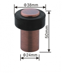 Zinc alloy stainless steel door stopper