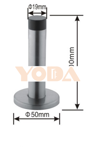 Stainless steel door stopper