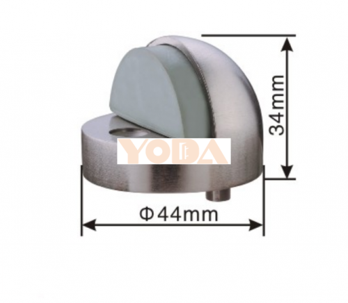 Zinc alloy stainless steel door stopper