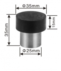 Stainless steel door stopper