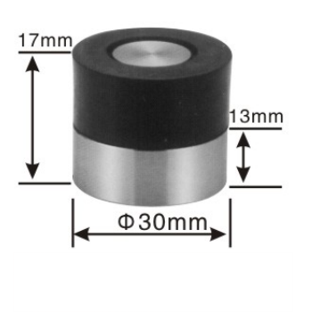 Stainless steel door stopper