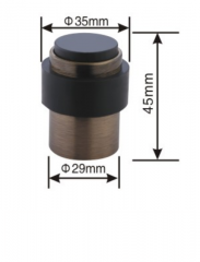 Zinc alloy stainless steel door stopper