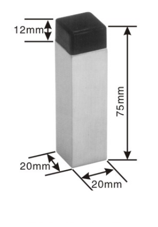 Stainless steel door stopper