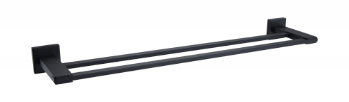 600mm Bathroom square towel bar double pole
