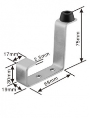 Coat hook stainless steel door stopper