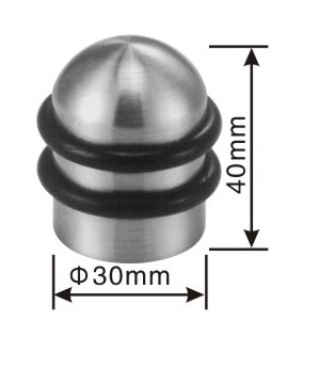 Stainless steel door stopper