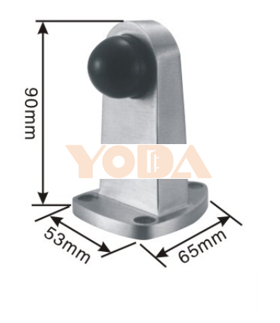 Solid Stainless steel door stopper