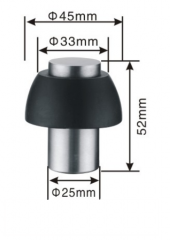 Stainless steel door stopper