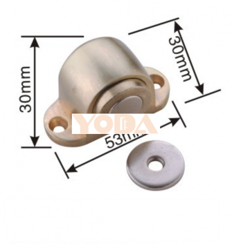 Zinc alloy stainless steel door stopper