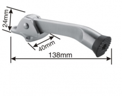 Zinc alloy stainless steel door stopper