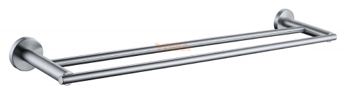 Satin stainless steel towel bar with different colors