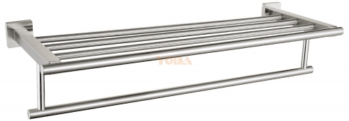 Stainless steel towel rack