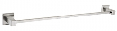 Square stainless steel toilet towel bar