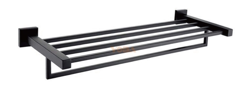 Square stainless steel toilet towel holder