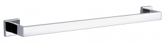Square stainless steel towel bar