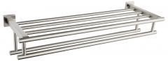 Stainless steel towel rack