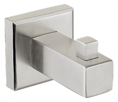 Square stainless steel coat hook