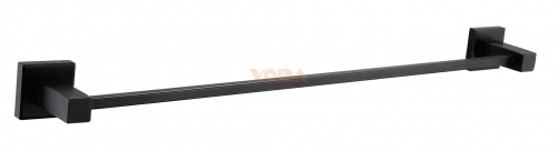 Square stainless steel toilet towel bar