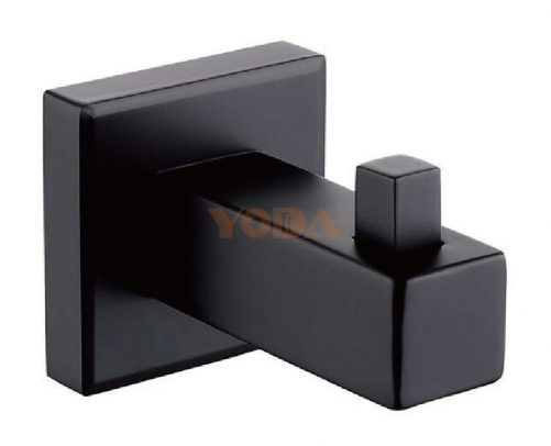 Square stainless steel coat hook