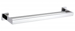 Square stainless steel towel bar