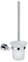 Stainless steel toilet brush holder