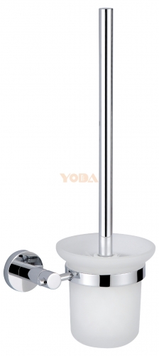 Stainless steel toilet brush holder