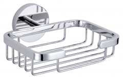 Stainless steel bathroom soap basket