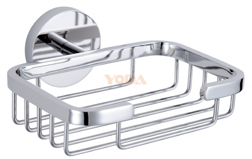 Stainless steel bathroom soap basket