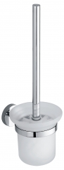 Stainless steel toilet brush holder
