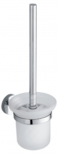 Stainless steel toilet brush holder