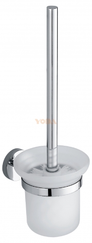 Stainless steel toilet brush holder