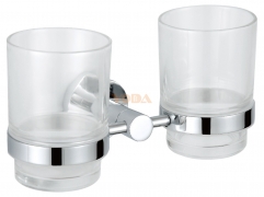 Stainless steel toilet toothbrush holder