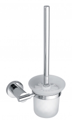 Stainless steel toilet brush holder