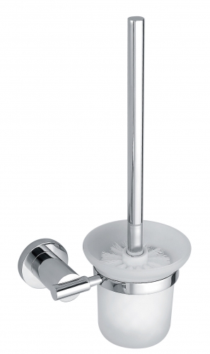 Stainless steel toilet brush holder